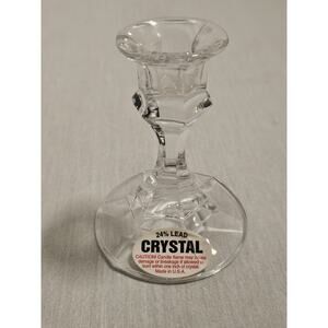 Vintage 24% Lead Crystal Candlesticks/Candle Holder